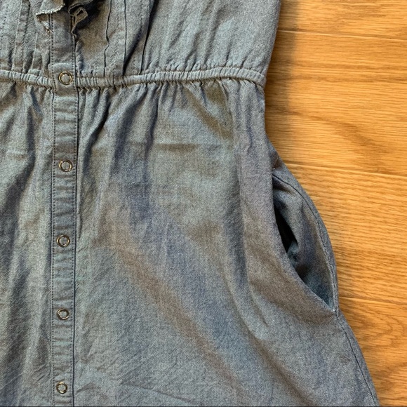 Xhilaration Chambray Dress Womens M - Picture 4 of 6
